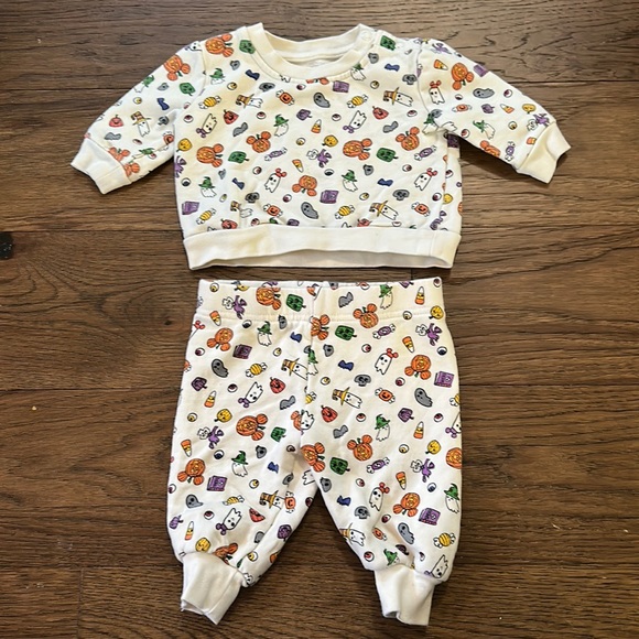 Disney Baby - Halloween Sweat Set 3-6 Mos - Picture 1 of 5